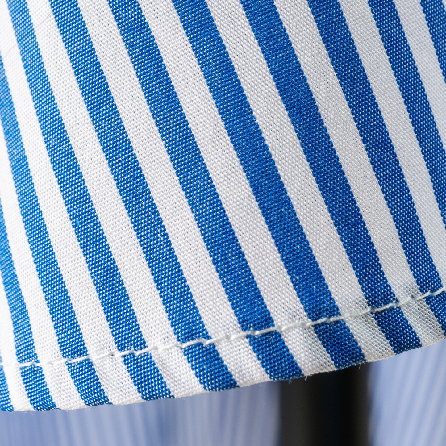 mizuiro ind STRIPE WIDE SHIRT