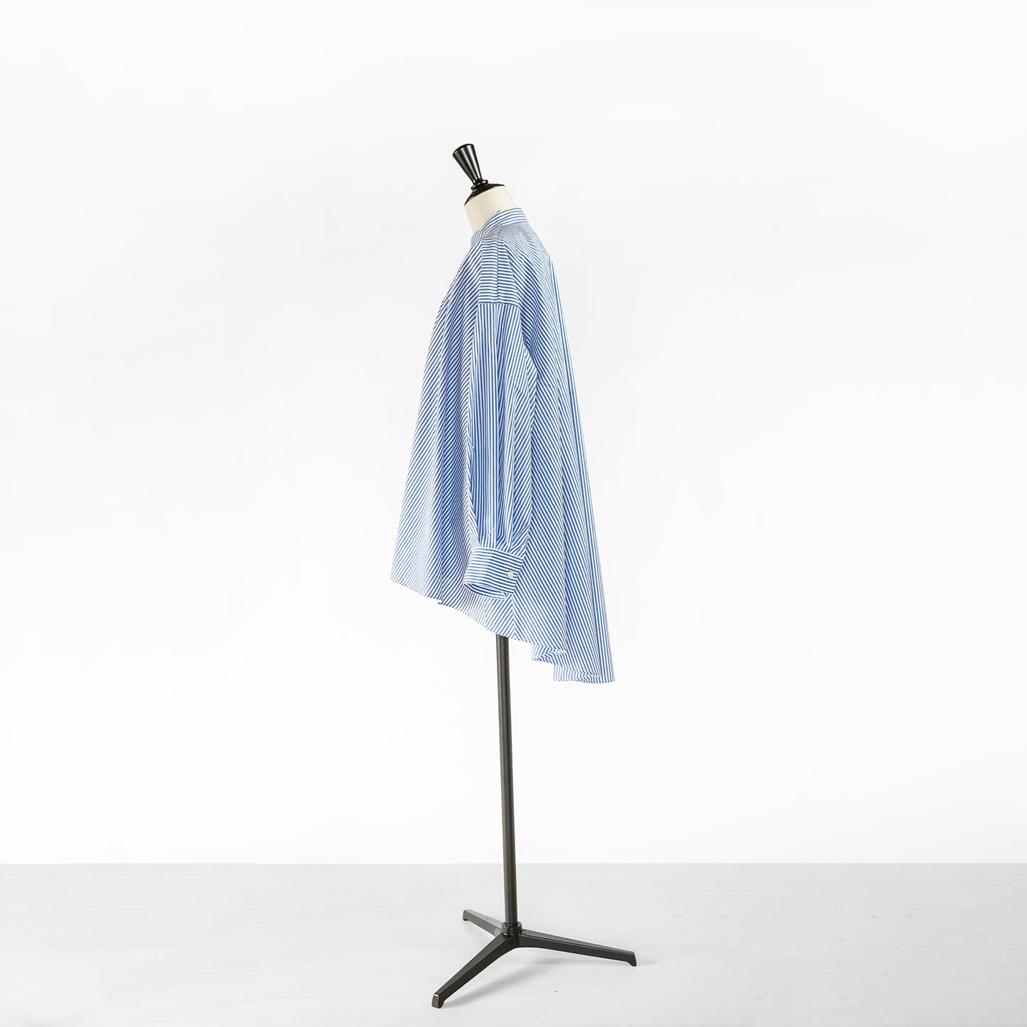 mizuiro ind STRIPE WIDE SHIRT