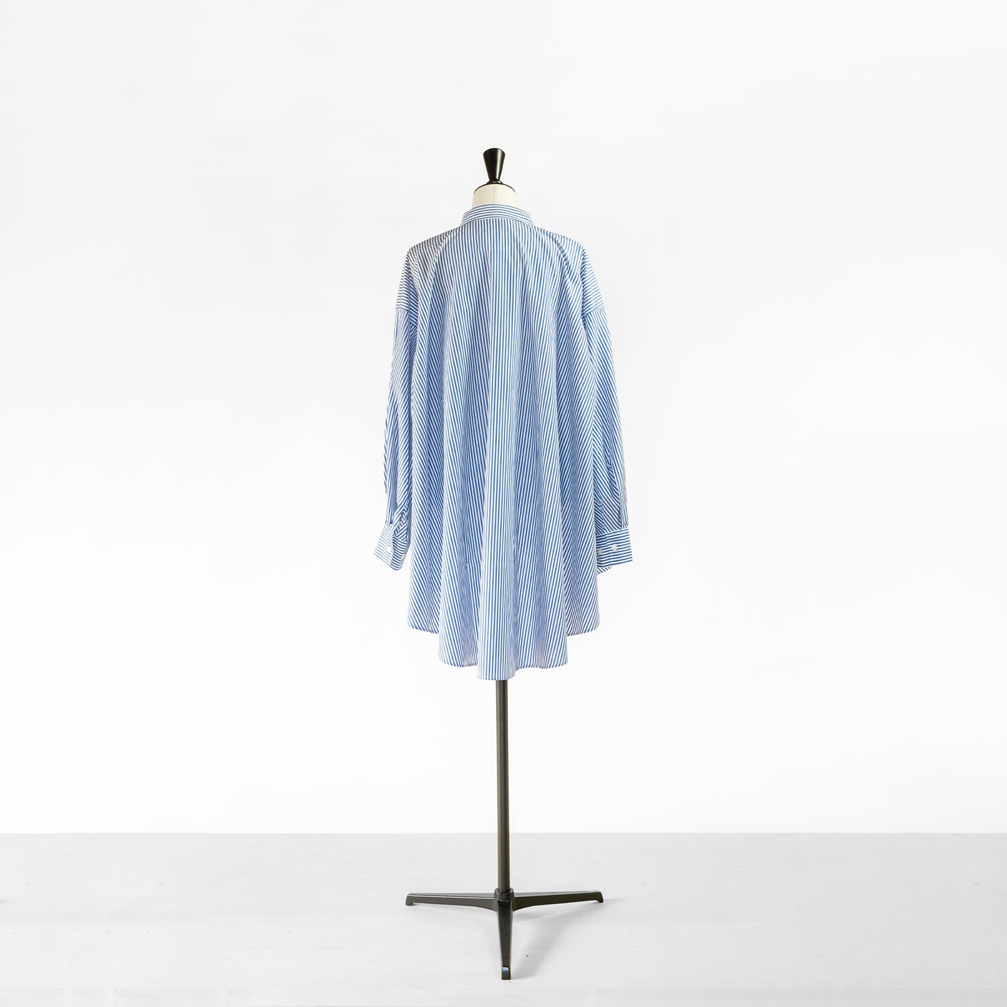 mizuiro ind STRIPE WIDE SHIRT