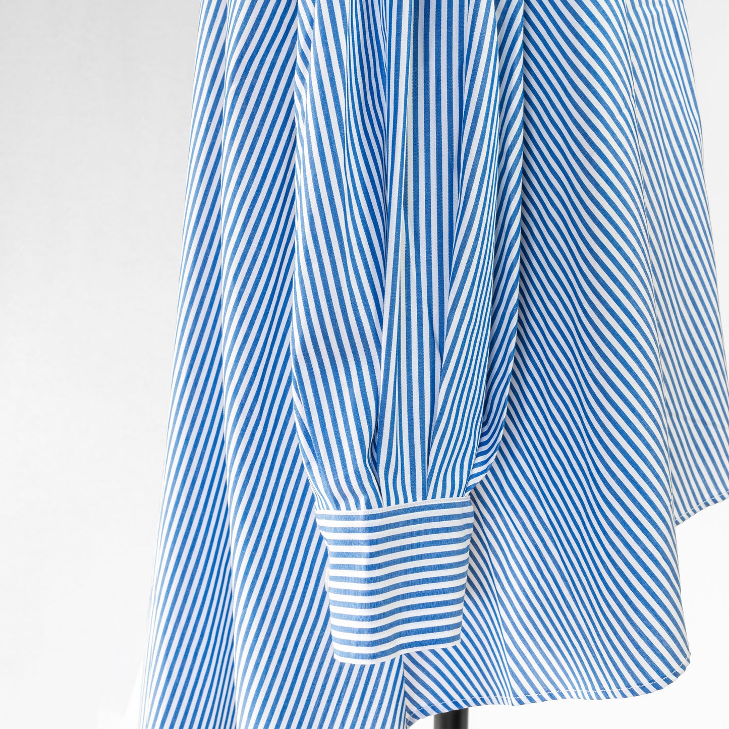 mizuiro ind STRIPE WIDE SHIRT