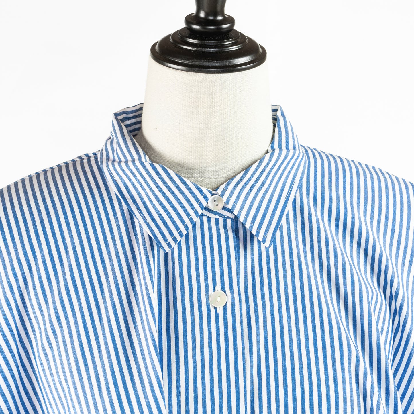 mizuiro ind STRIPE WIDE SHIRT