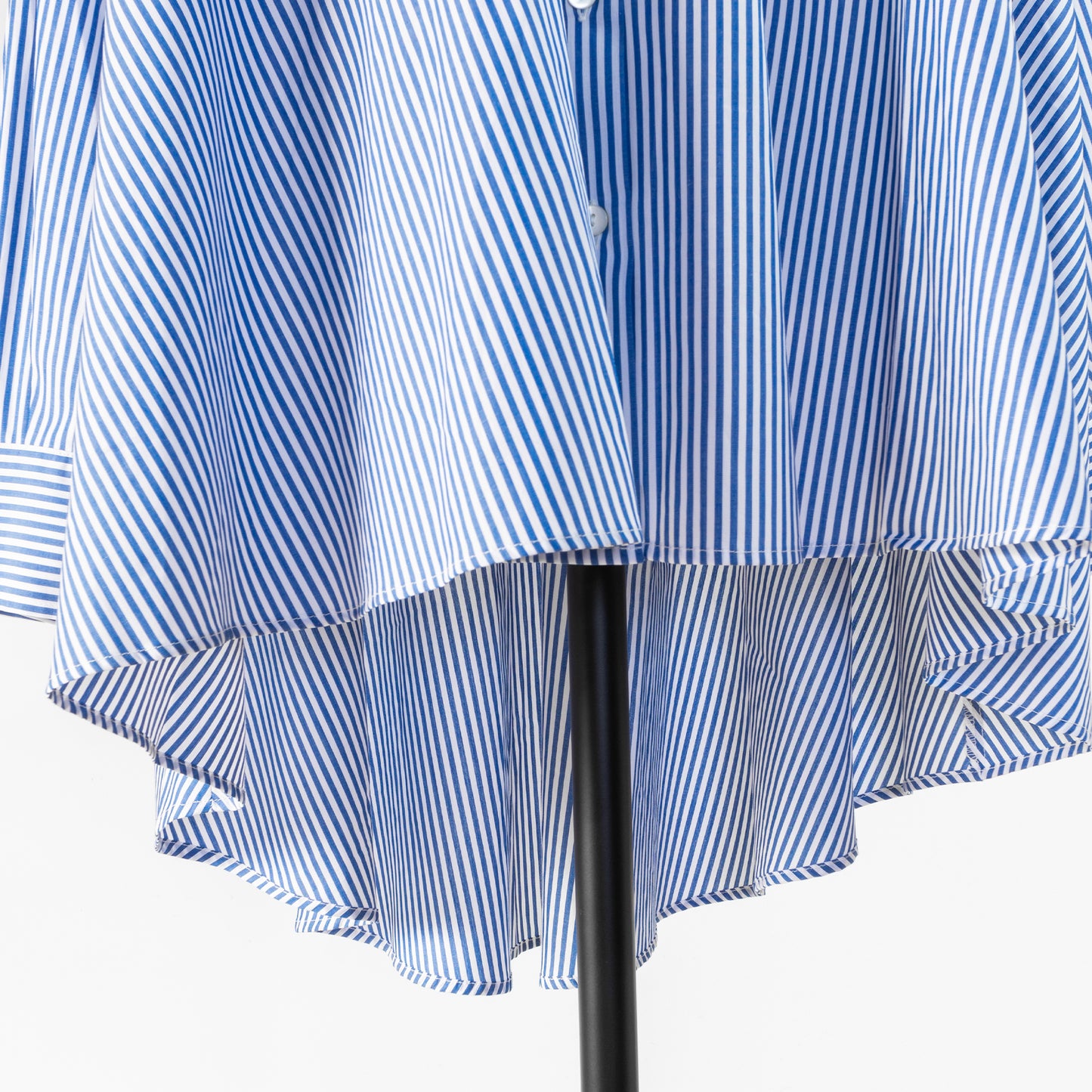 mizuiro ind STRIPE WIDE SHIRT