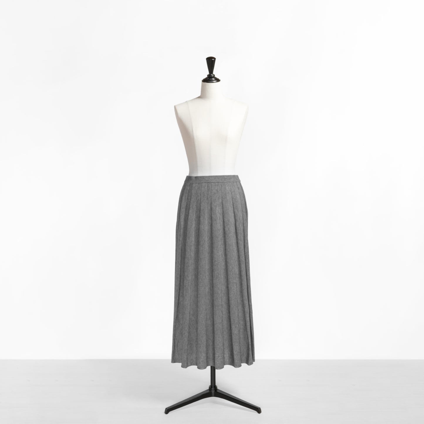 mizuiro ind KNIT PLEATS LIKE SKIRT