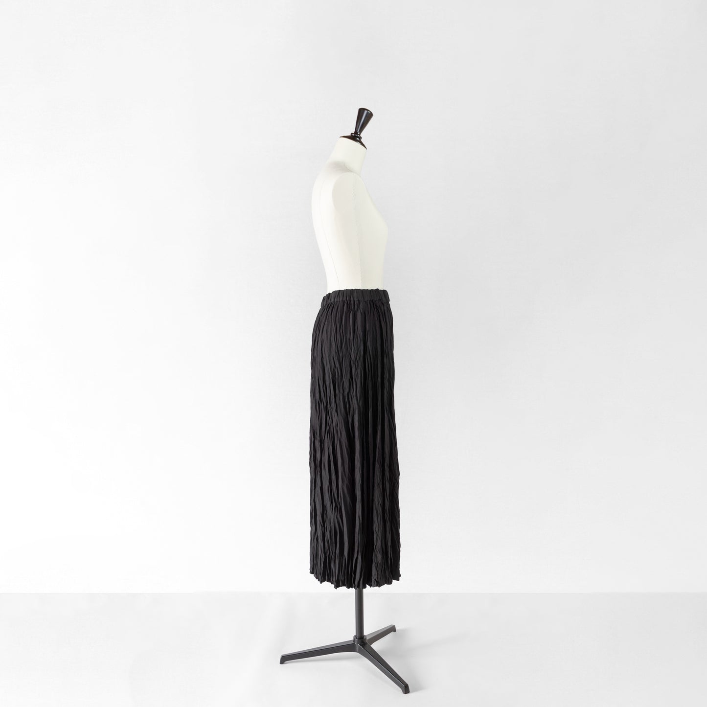 mizuiro ind WASHER PLEATS FLARE SKIRT