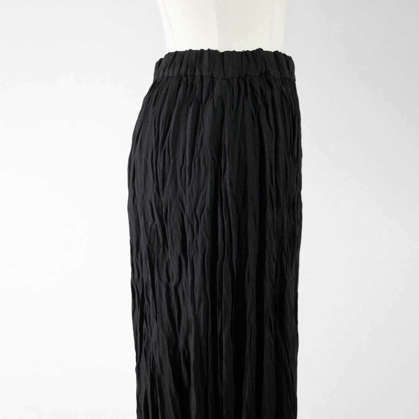 mizuiro ind WASHER PLEATS FLARE SKIRT