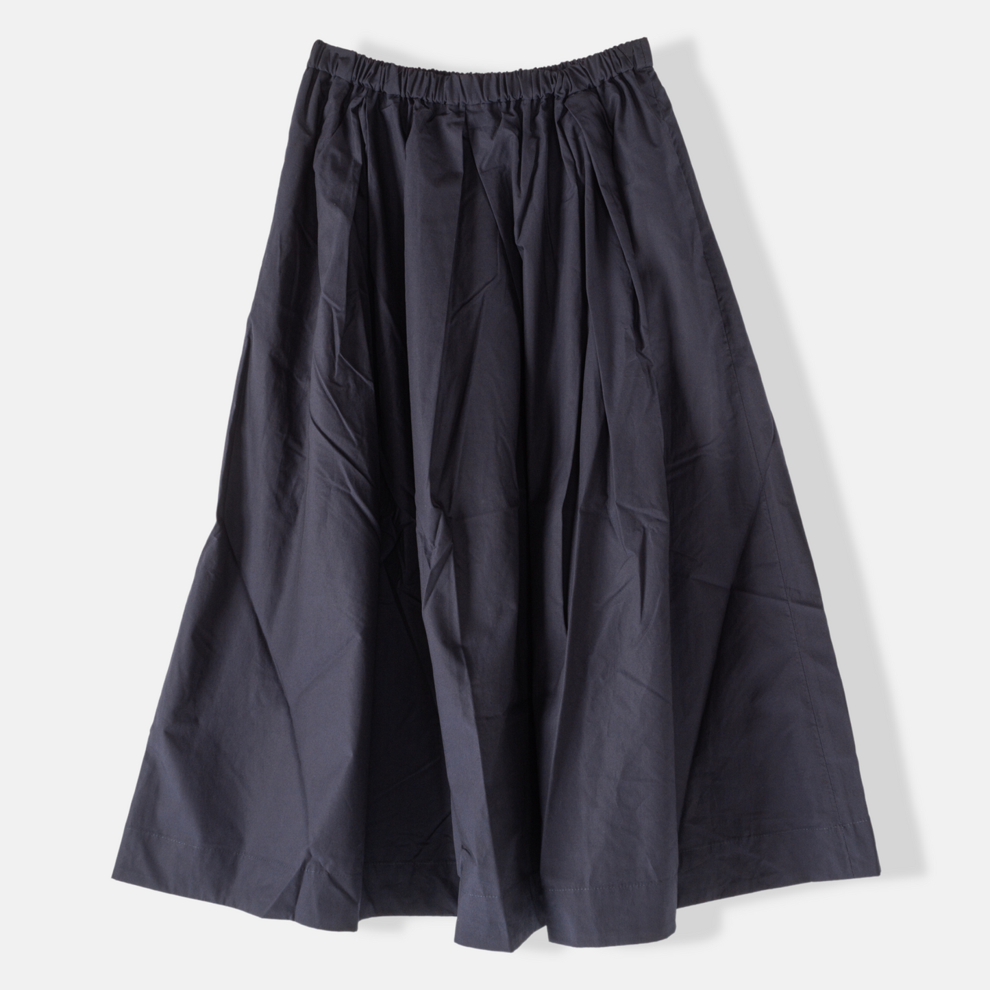 mizuiro ind BOX TUCK GATHER SKIRT