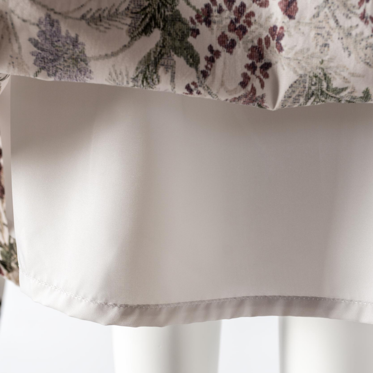 mizuiro ind FLOWER PRINT EASY SKIRT