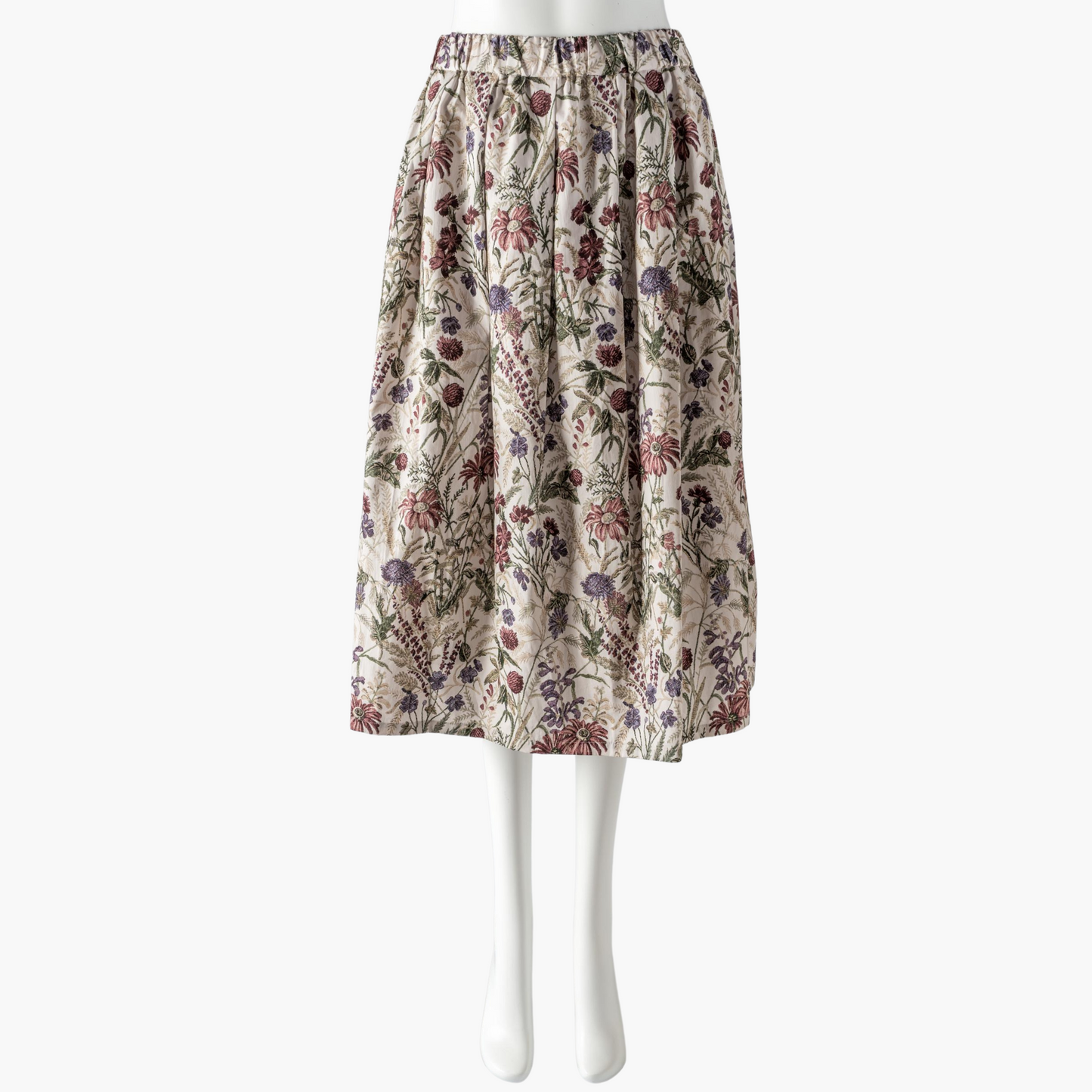 mizuiro ind FLOWER PRINT EASY SKIRT