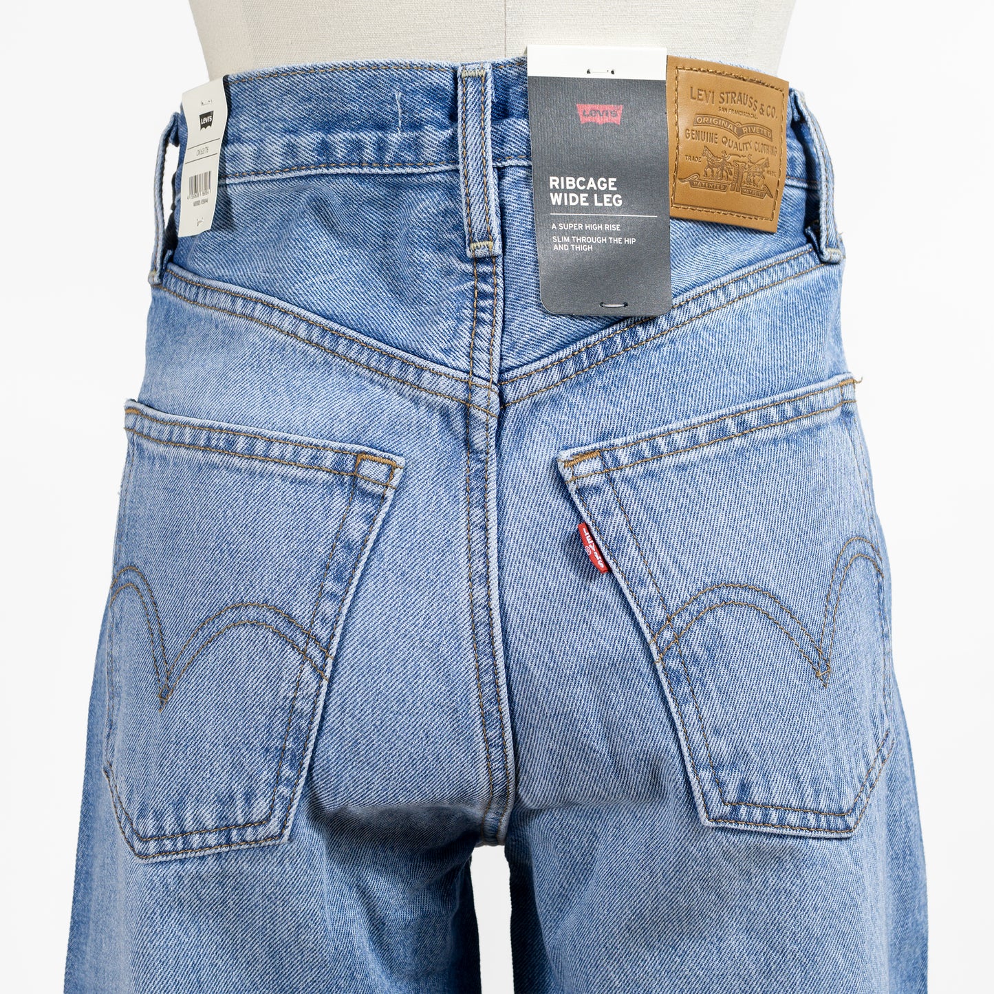 25AW LEVI'S RIBCAGE WIDE LEG ジーンズ ライトインディゴ A60810002