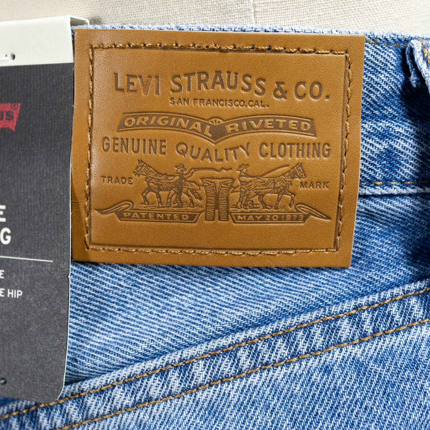 25AW LEVI'S RIBCAGE WIDE LEG ジーンズ ライトインディゴ A60810002
