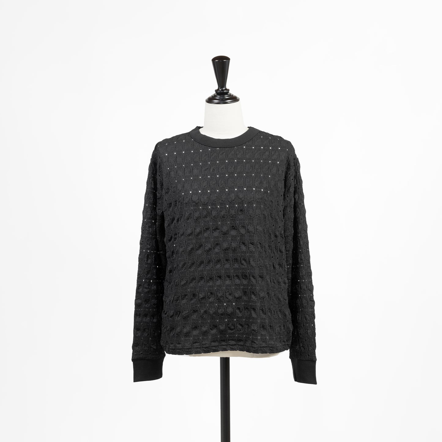 25SS mizuiro ind SHEER PATTERN LONG T