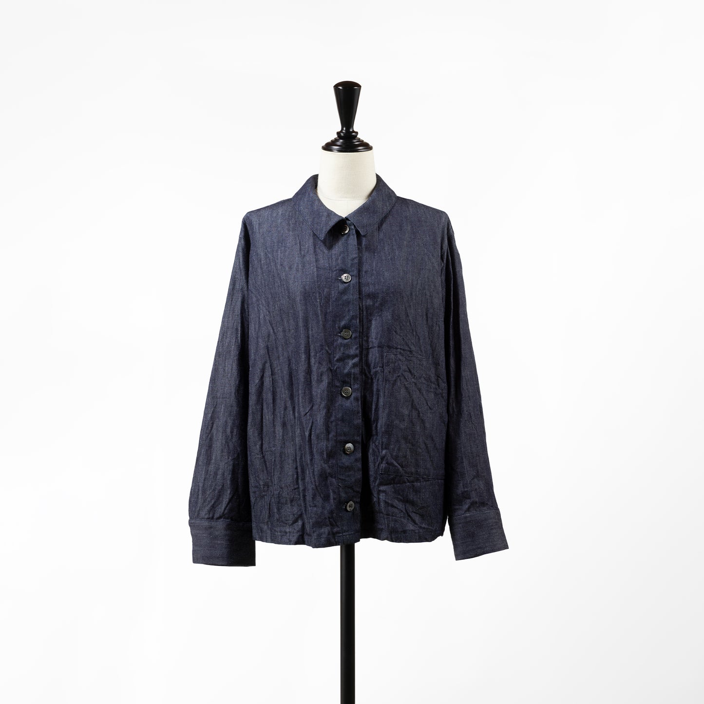 25SS mizuiro ind デニムコンパクトシャツ