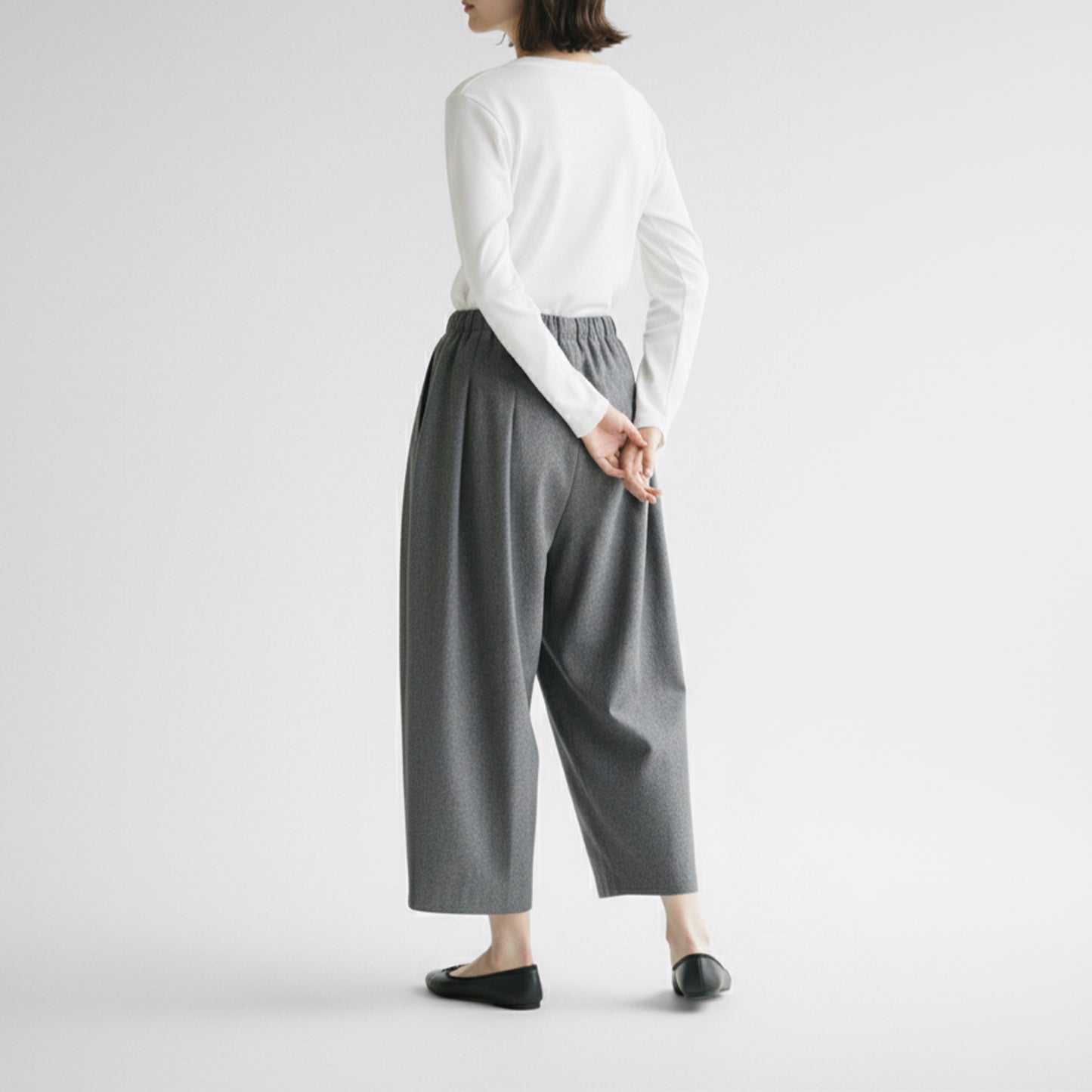 25AW mizuiro ind タックワイドパンツ 4-260068