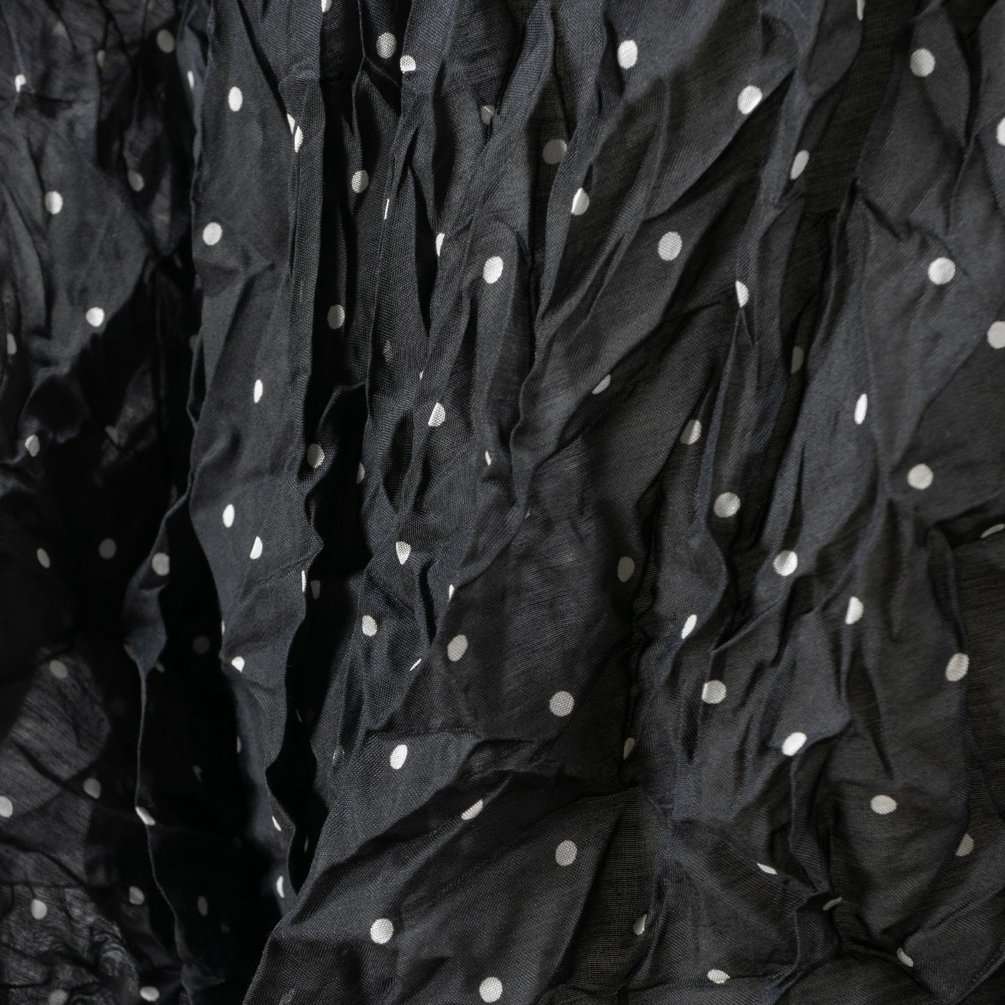 25SS mizuiro ind ドットプリントキャッチワッシャーシャツ