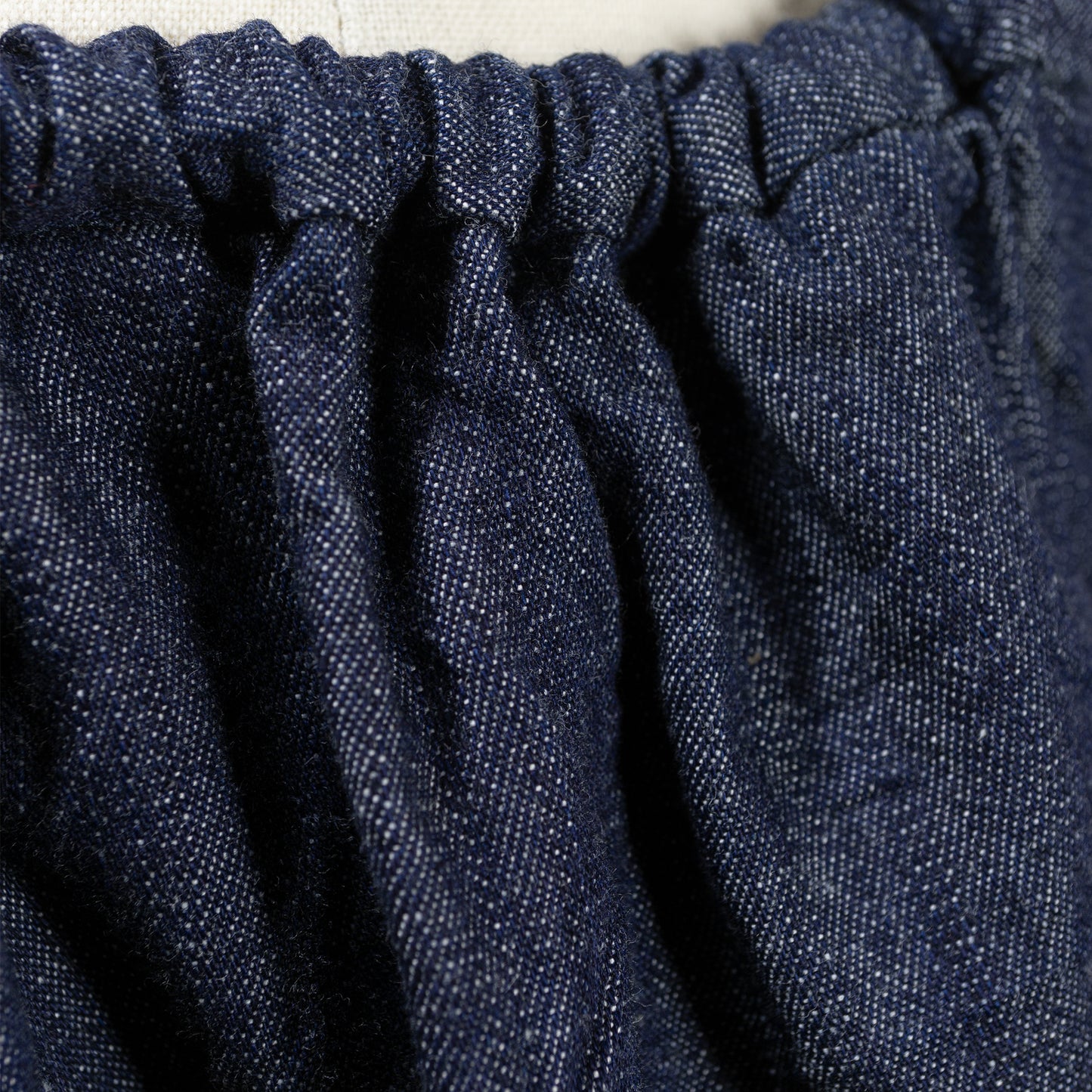 25SS mizuiro ind デニムドローストリングボリュームパンツ