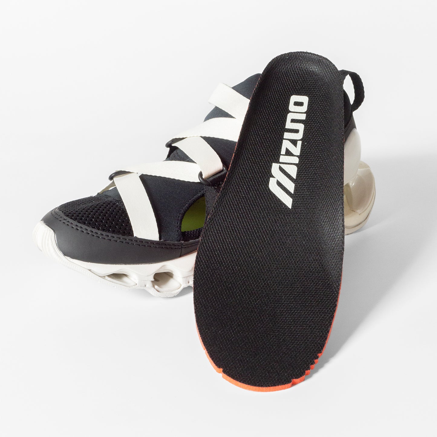 MIZUNO WAVE PROPHECY Strap BLACK×WHITE