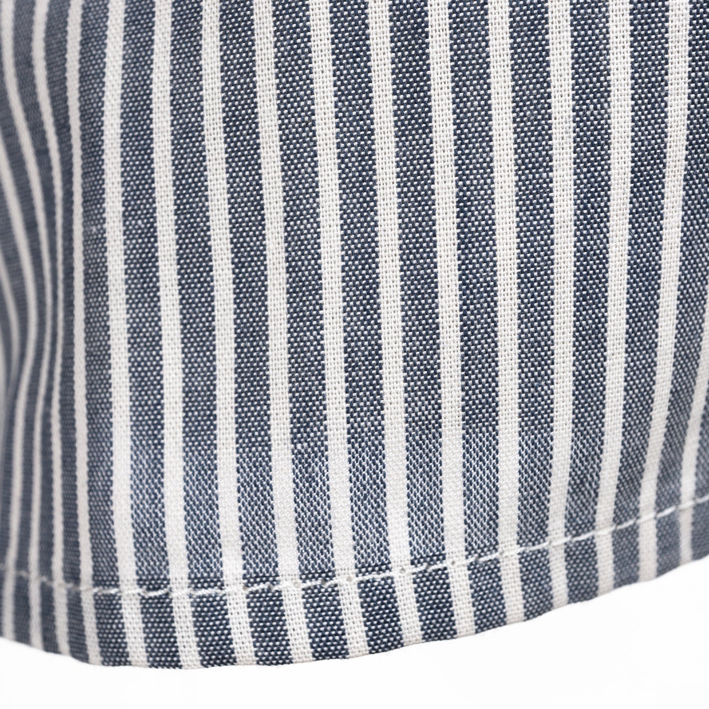 26SS NATURAL LAUNDRY エクリュギンガム前開きファーマーシャツ 7262T-002