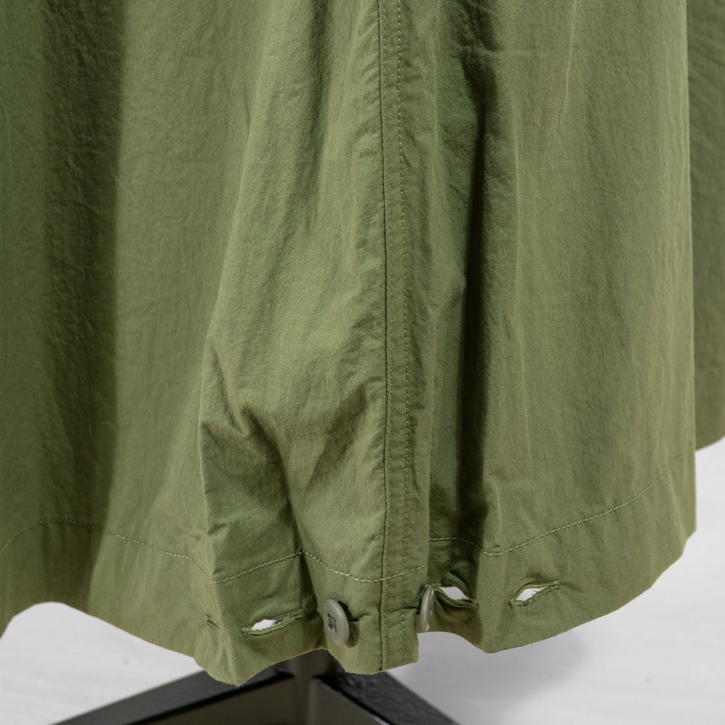 25SS NATURAL LAUNDRY 80ツイルファティーグスカート 7252S-003