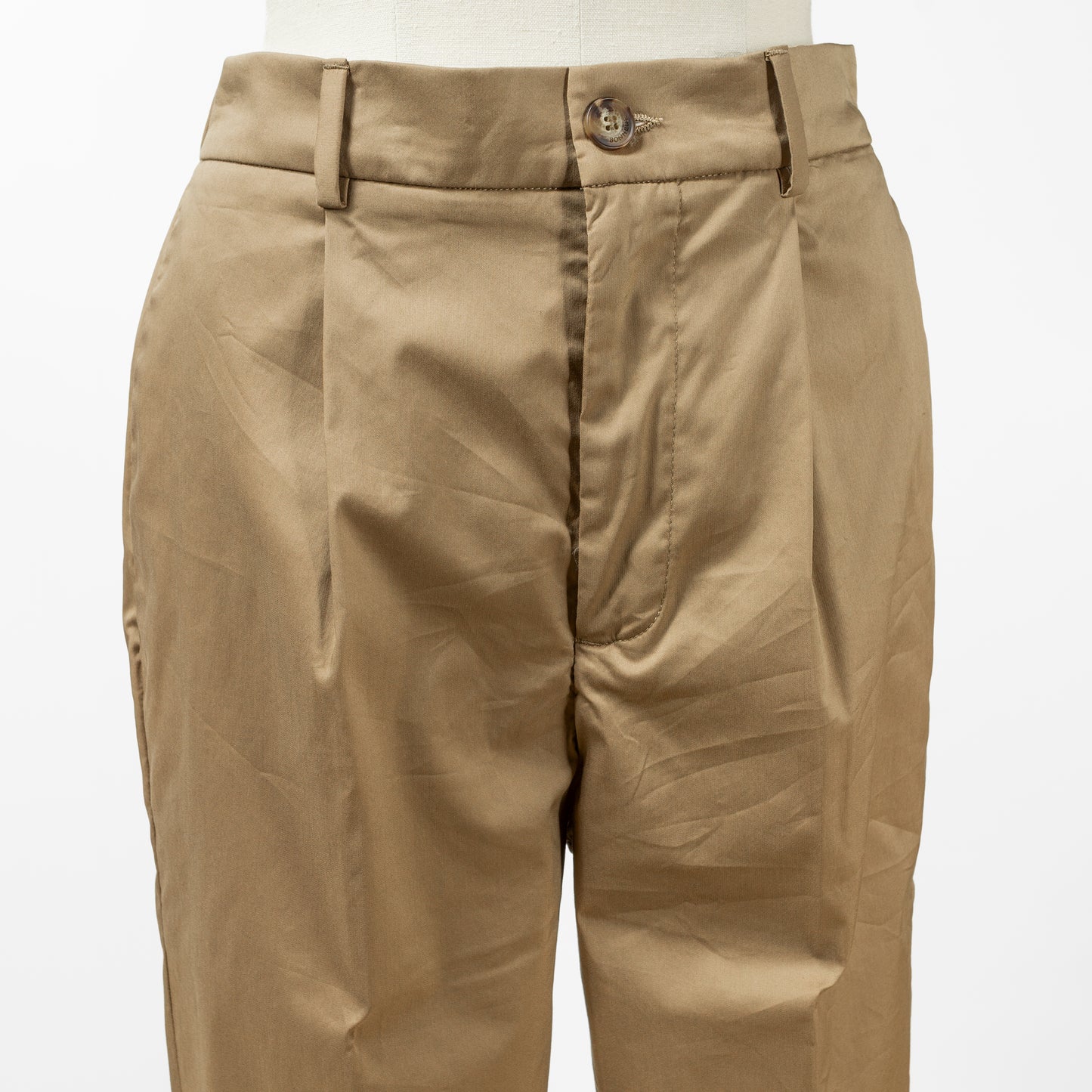 25SS BONHEUR Ciolo/1404 センタープレステーパードパンツ