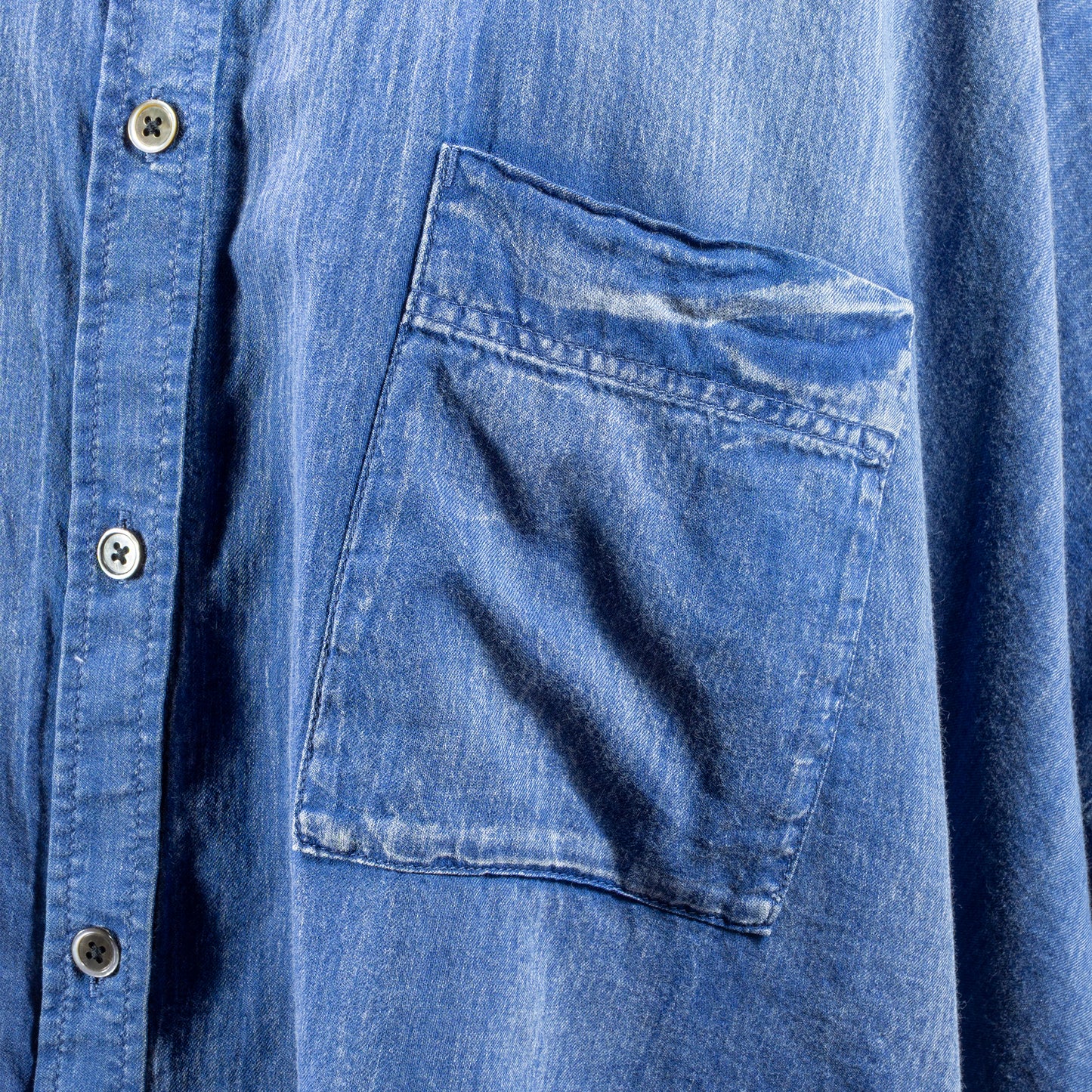 25SS PASSIONE シャンブレーワイドシャツ