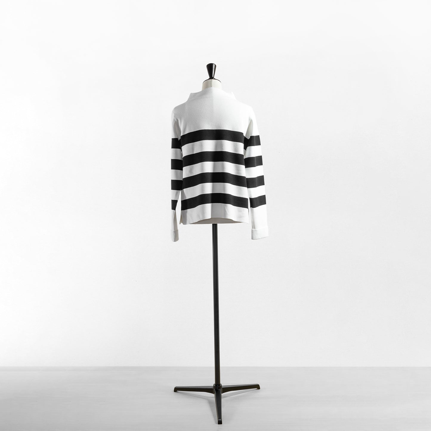 PASSIONE BOTTLE NECK BORDER KNIT