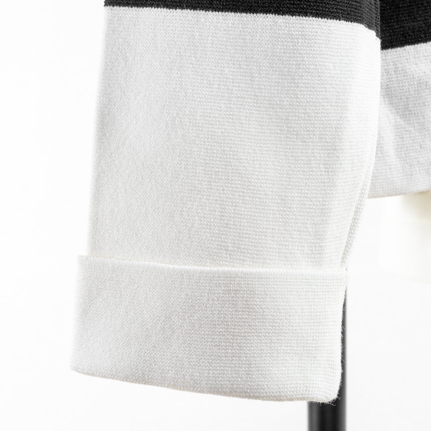 PASSIONE BOTTLE NECK BORDER KNIT