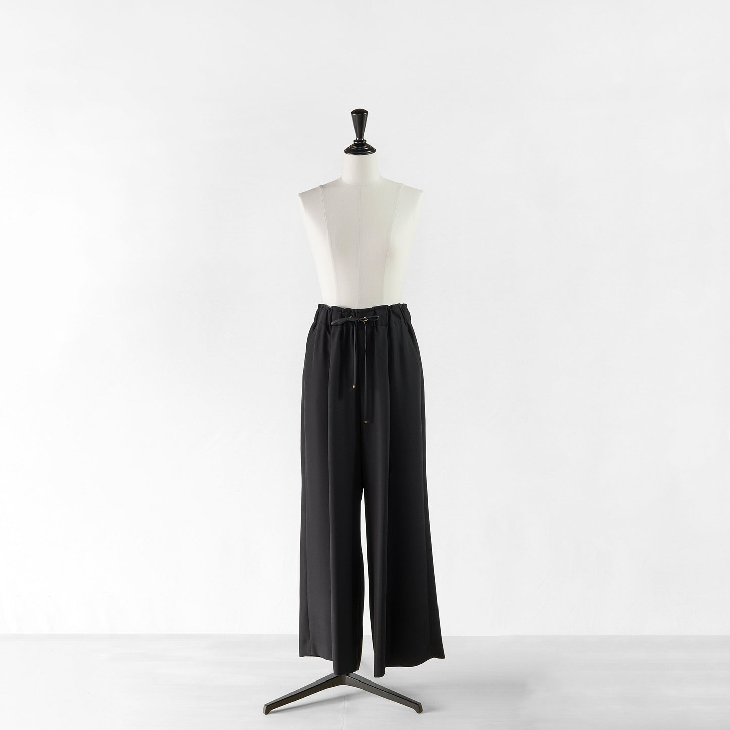 PASSIONE ELASTIC WAIST WIDE PANTS