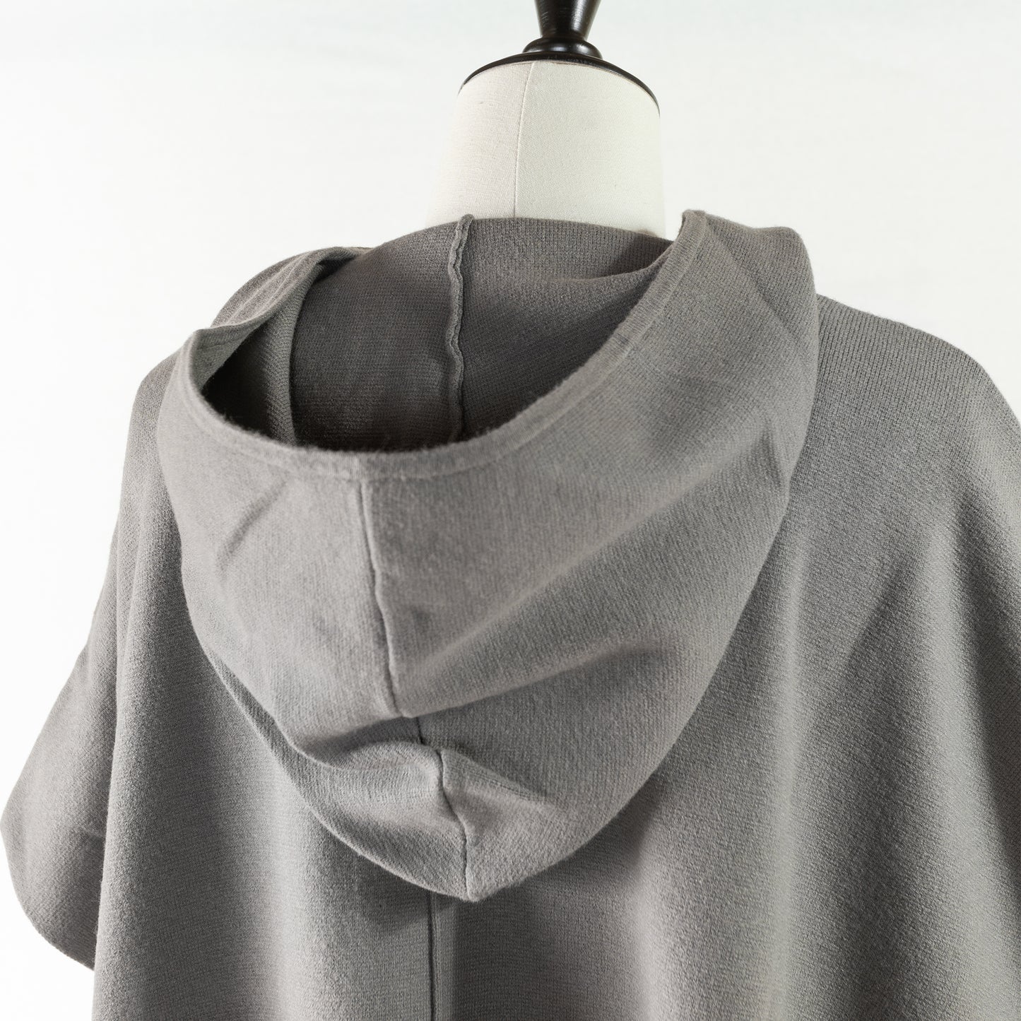 cafune MILANO RIB WIDE ZIP HOODIE
