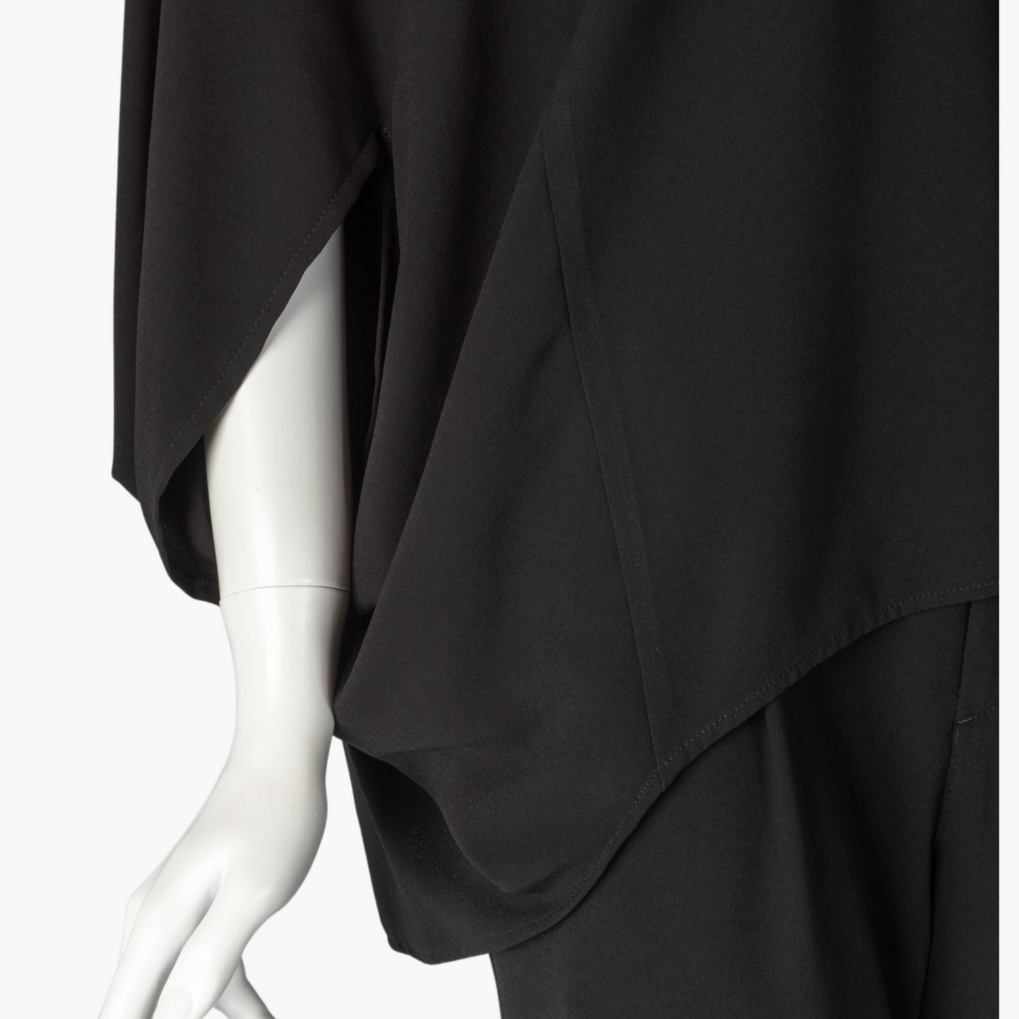 PASSIONE ARM SLIT BLOUSE + TUCK PANTS SET UP