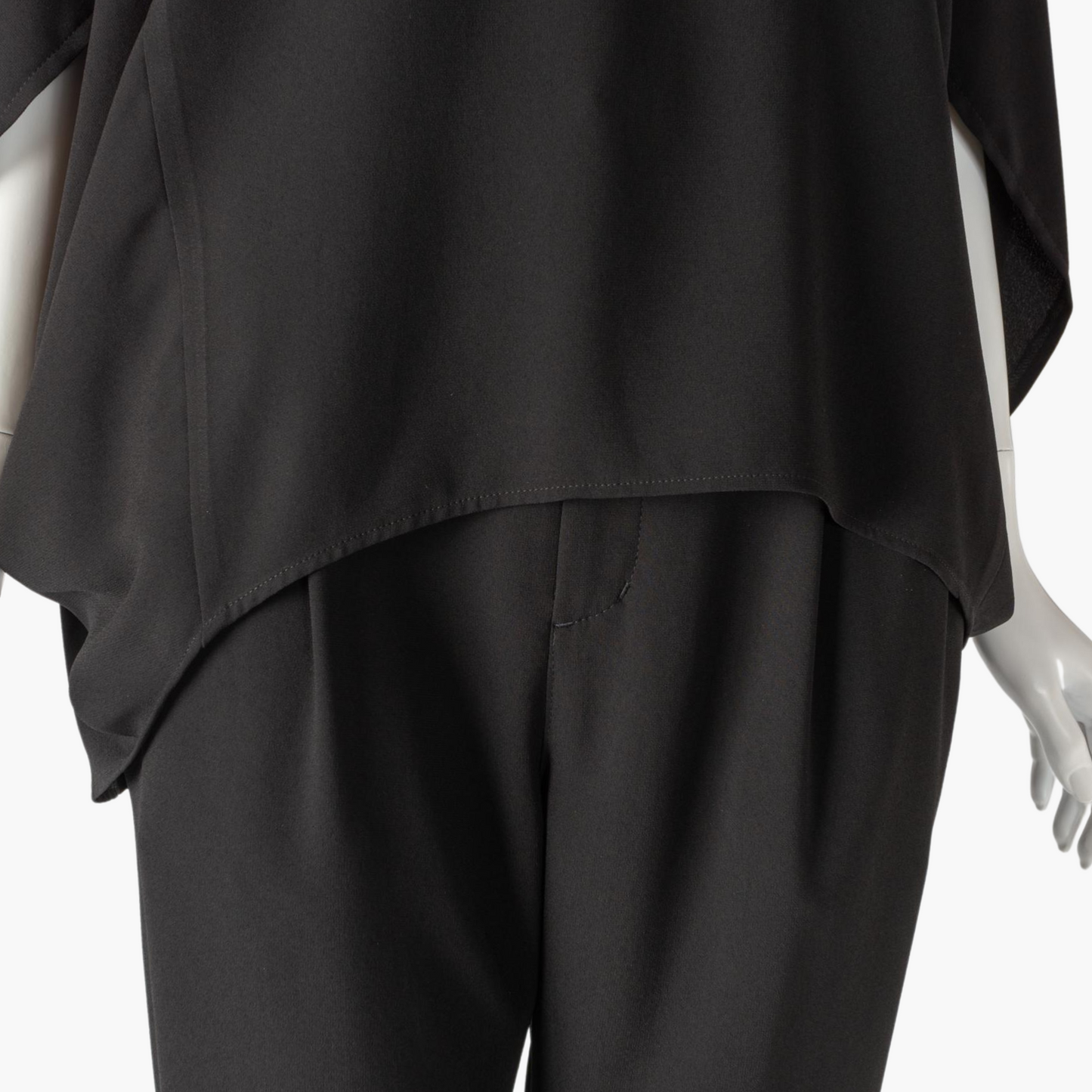 PASSIONE ARM SLIT BLOUSE + TUCK PANTS SET UP