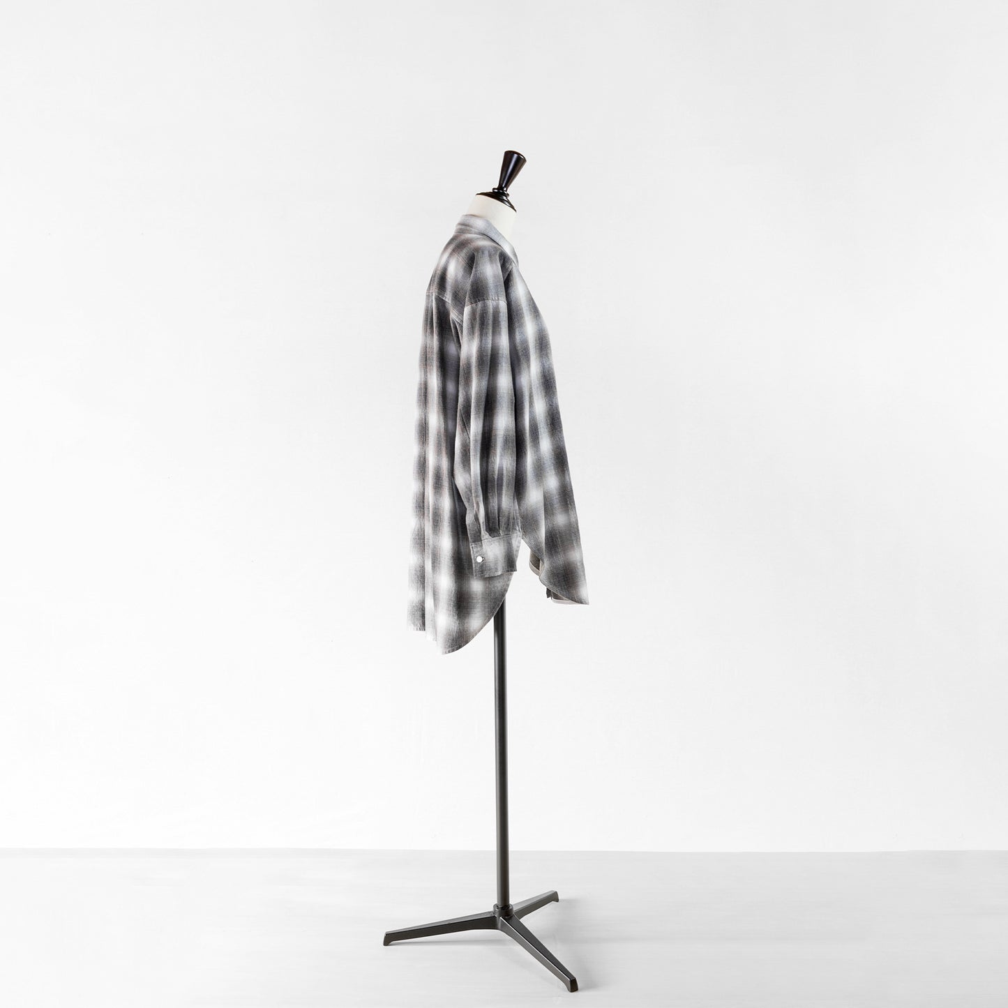 PASSIONE CHECK WIDE FLANNEL SHIRT