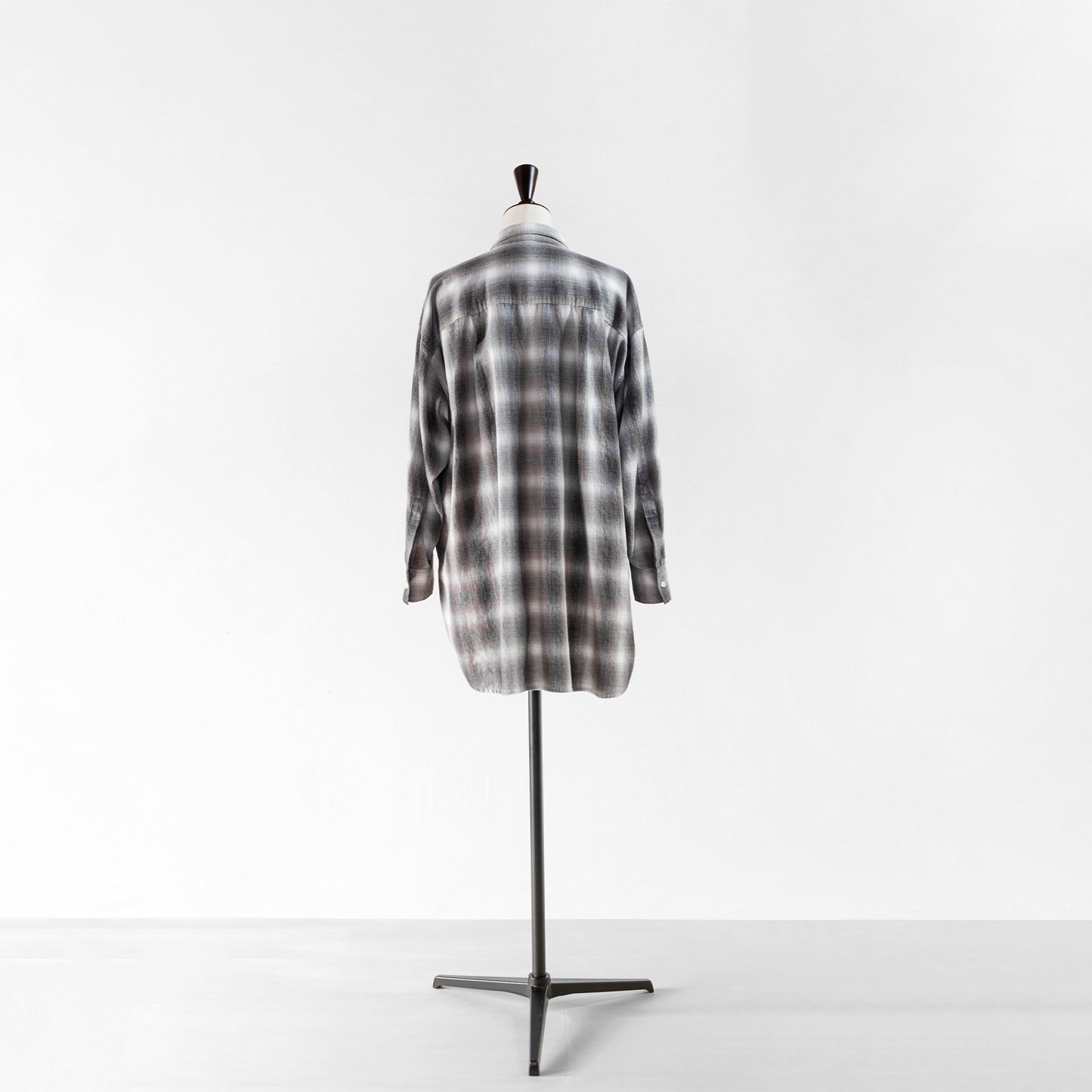 PASSIONE CHECK WIDE FLANNEL SHIRT