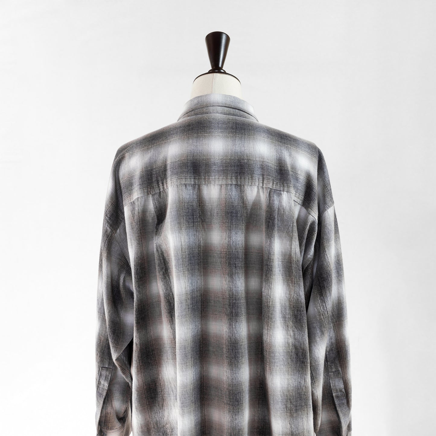 PASSIONE CHECK WIDE FLANNEL SHIRT