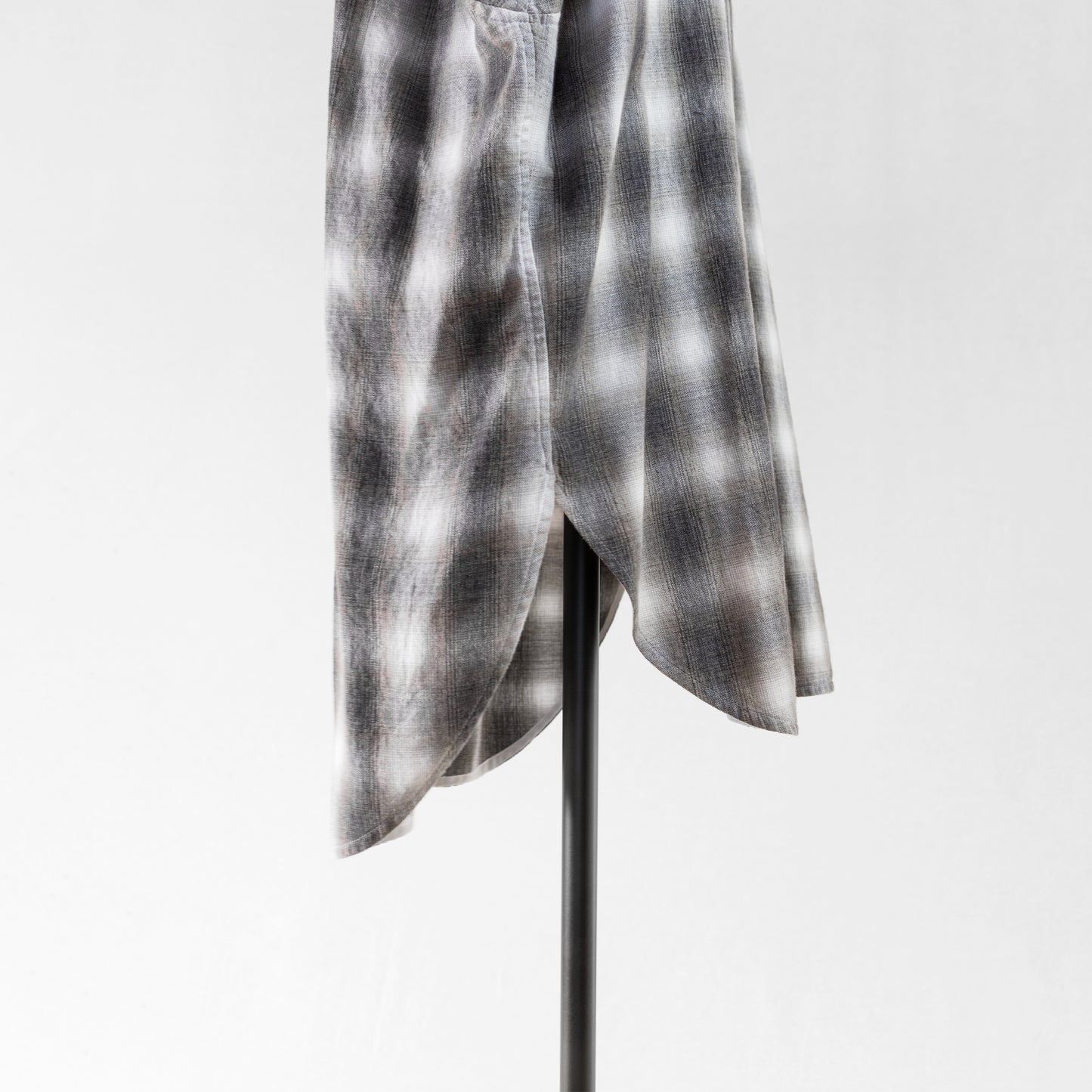 PASSIONE CHECK WIDE FLANNEL SHIRT