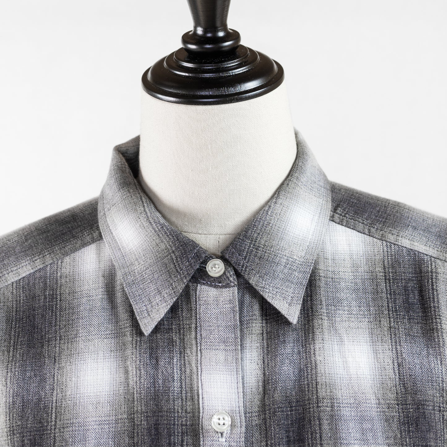 PASSIONE CHECK WIDE FLANNEL SHIRT