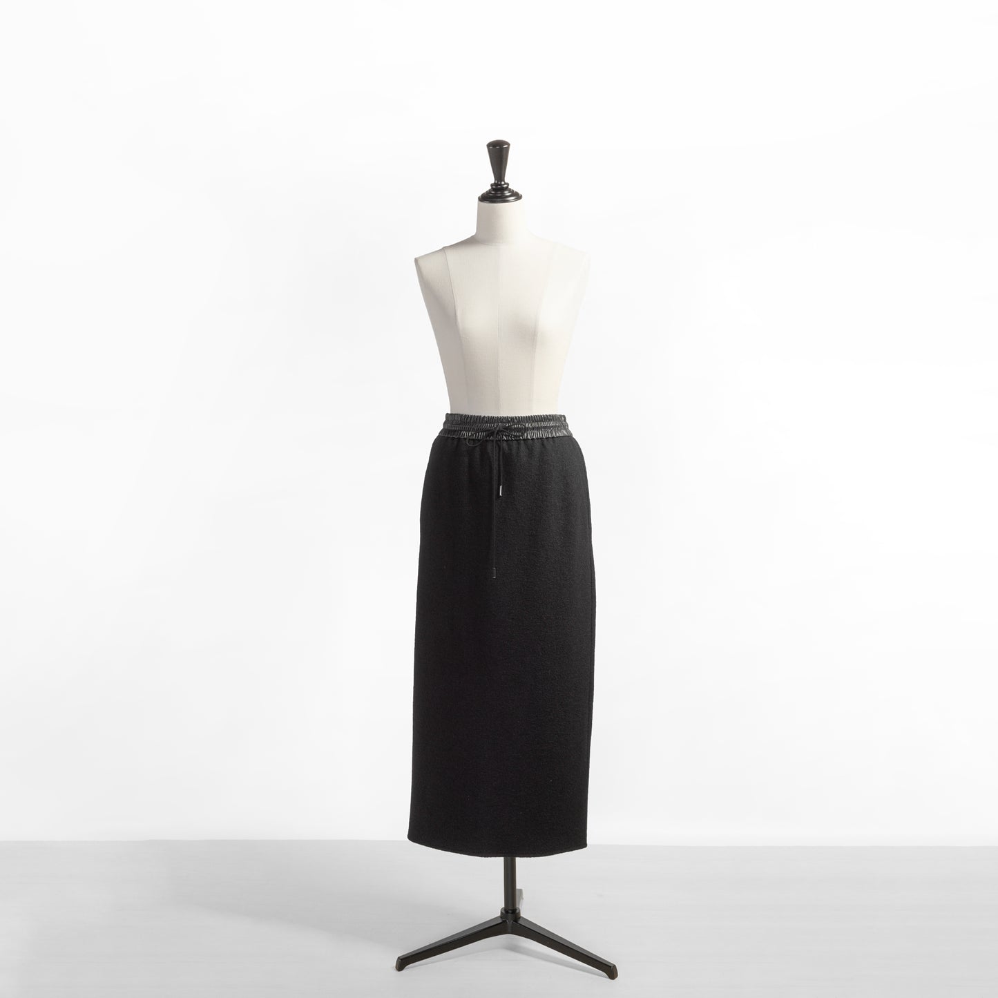 PASSIONE FELT WOOL PENCIL SKIRT