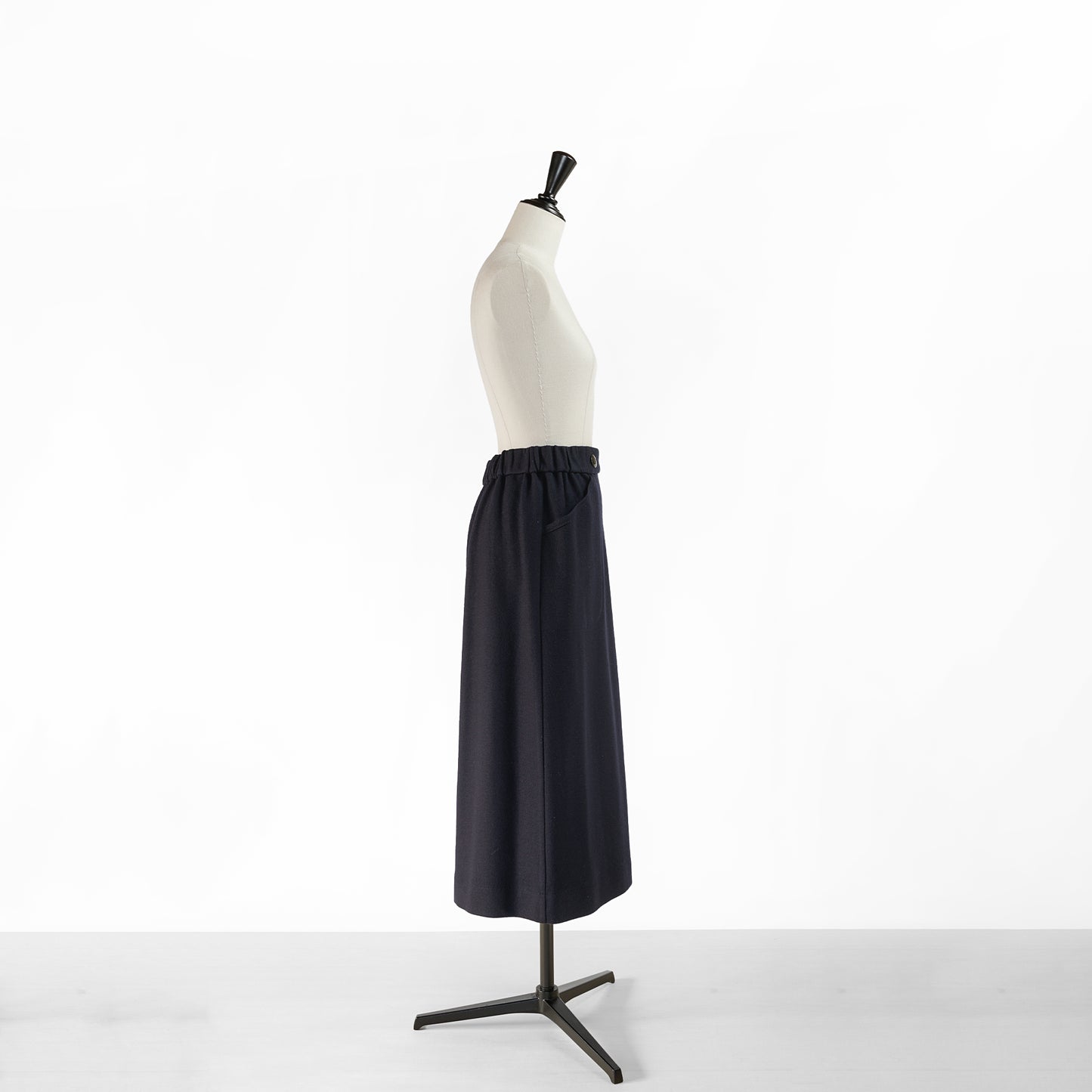 FONTANA GRANDE WOOL STRAIGHT SKIRT