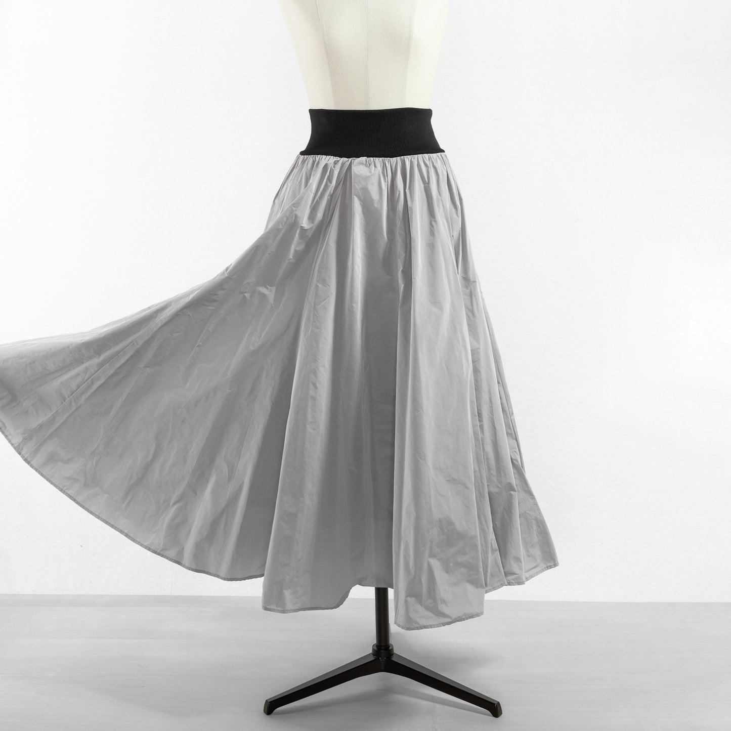 PASSIONE WAIST RIB CIRCULAR SKIRT