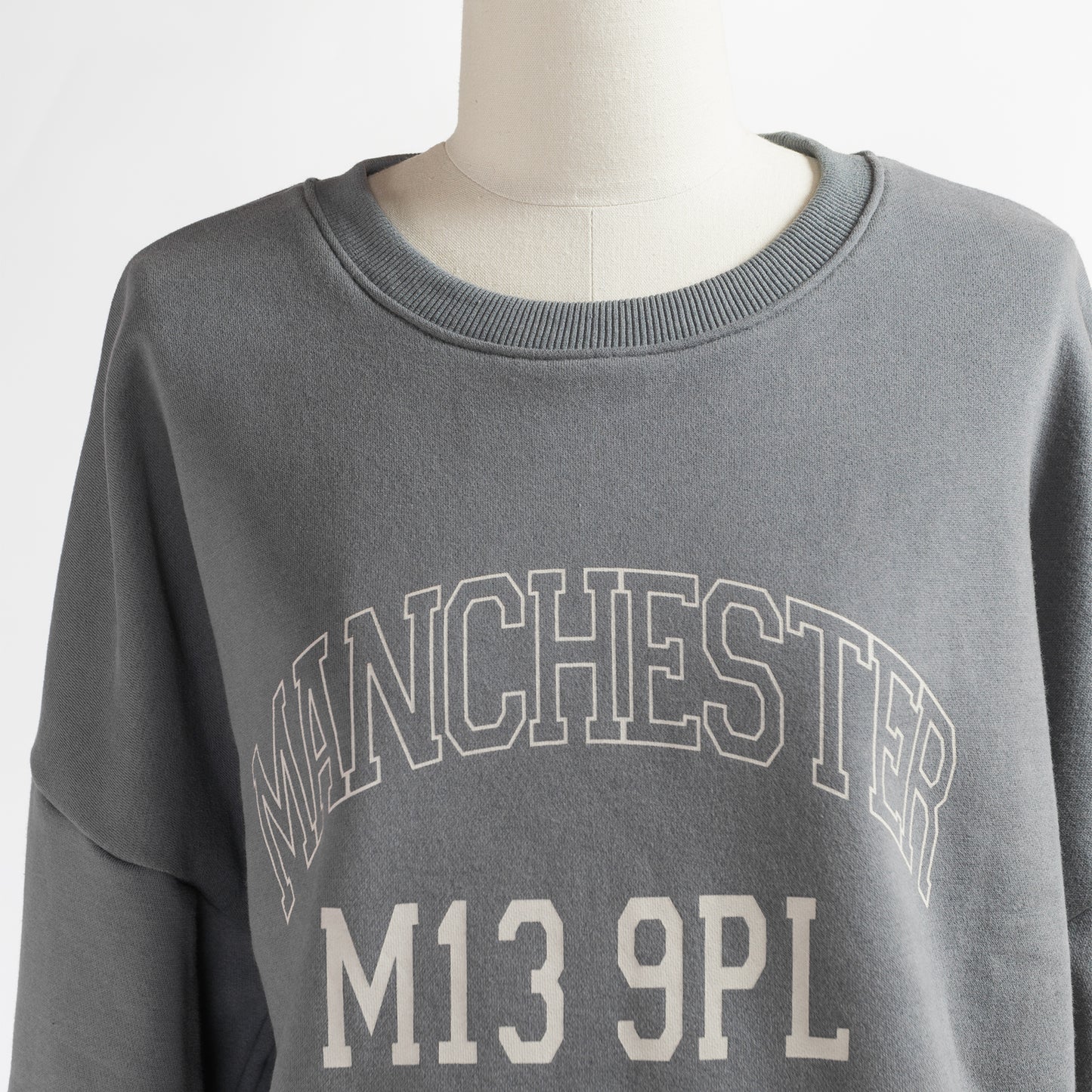 PASSIONE VOLUME SLEEVE CROPPED SWEAT
