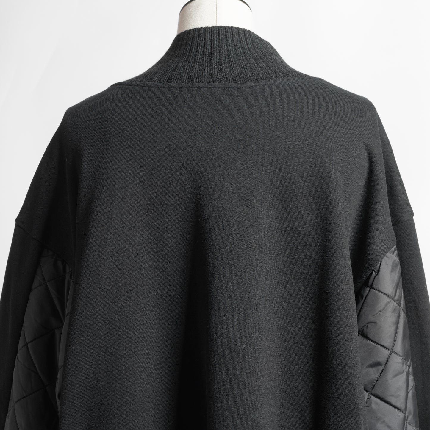 PASSIONE QUILTING SWEAT KNIT COMBI TOP