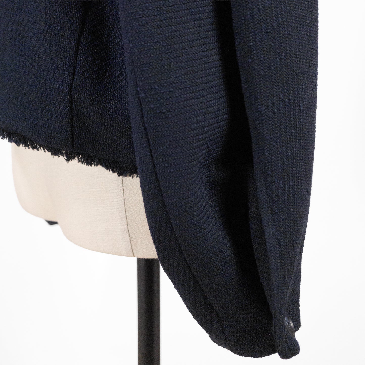 26SS PASSIONE ツイードライクノーカラージャケット 616404