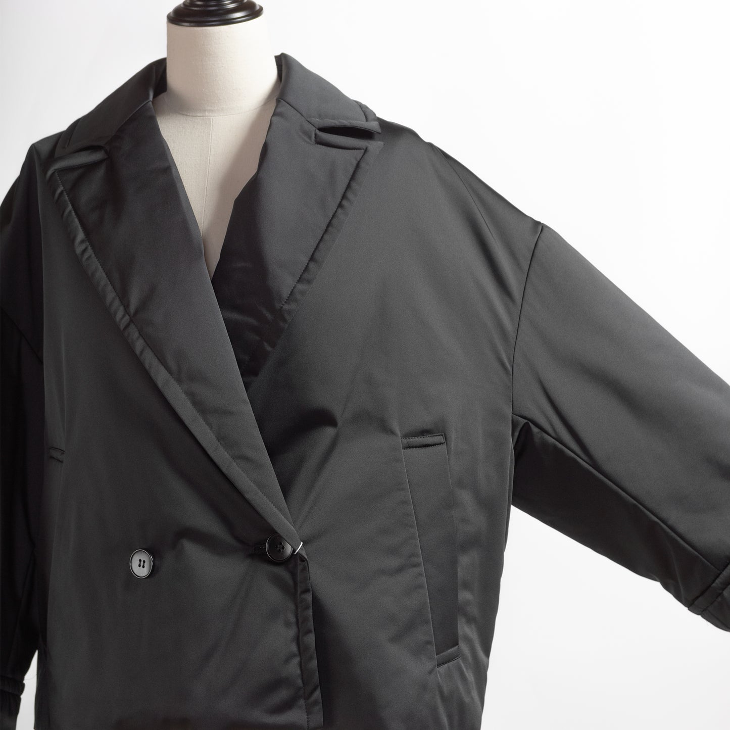 SACRA PADDING TAFFETA SHORT COAT