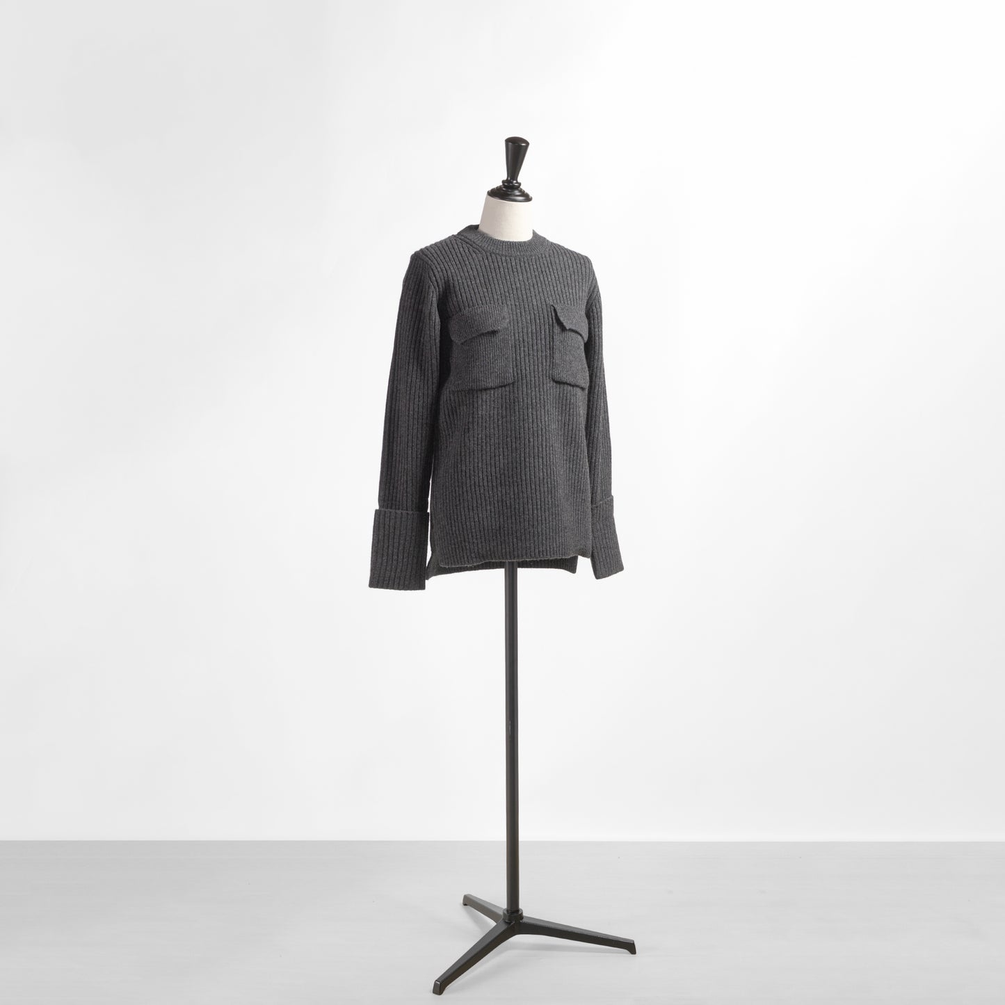 SACRA BOILED LAMBWOOL RIB TOP