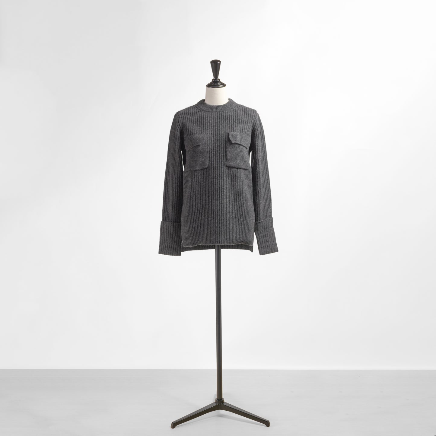 SACRA BOILED LAMBWOOL RIB TOP