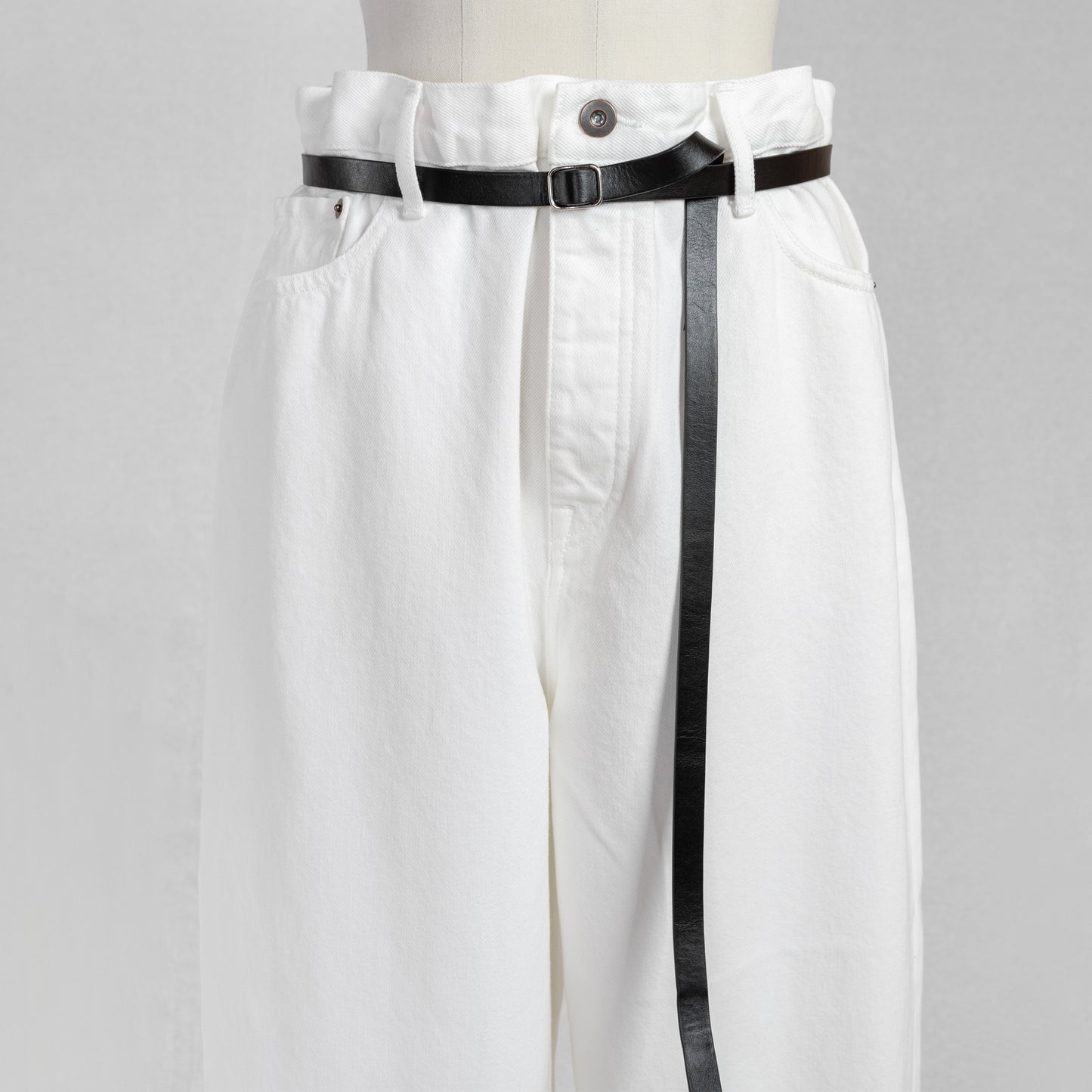 SACRA VINTAGE WHITE DENIM PANTS