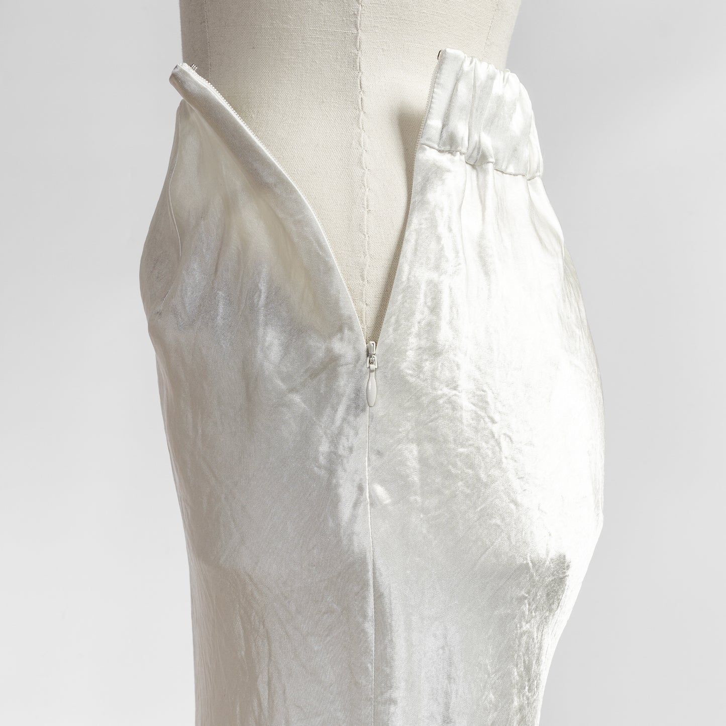 SACRA ACETATE SATIN SKIRT
