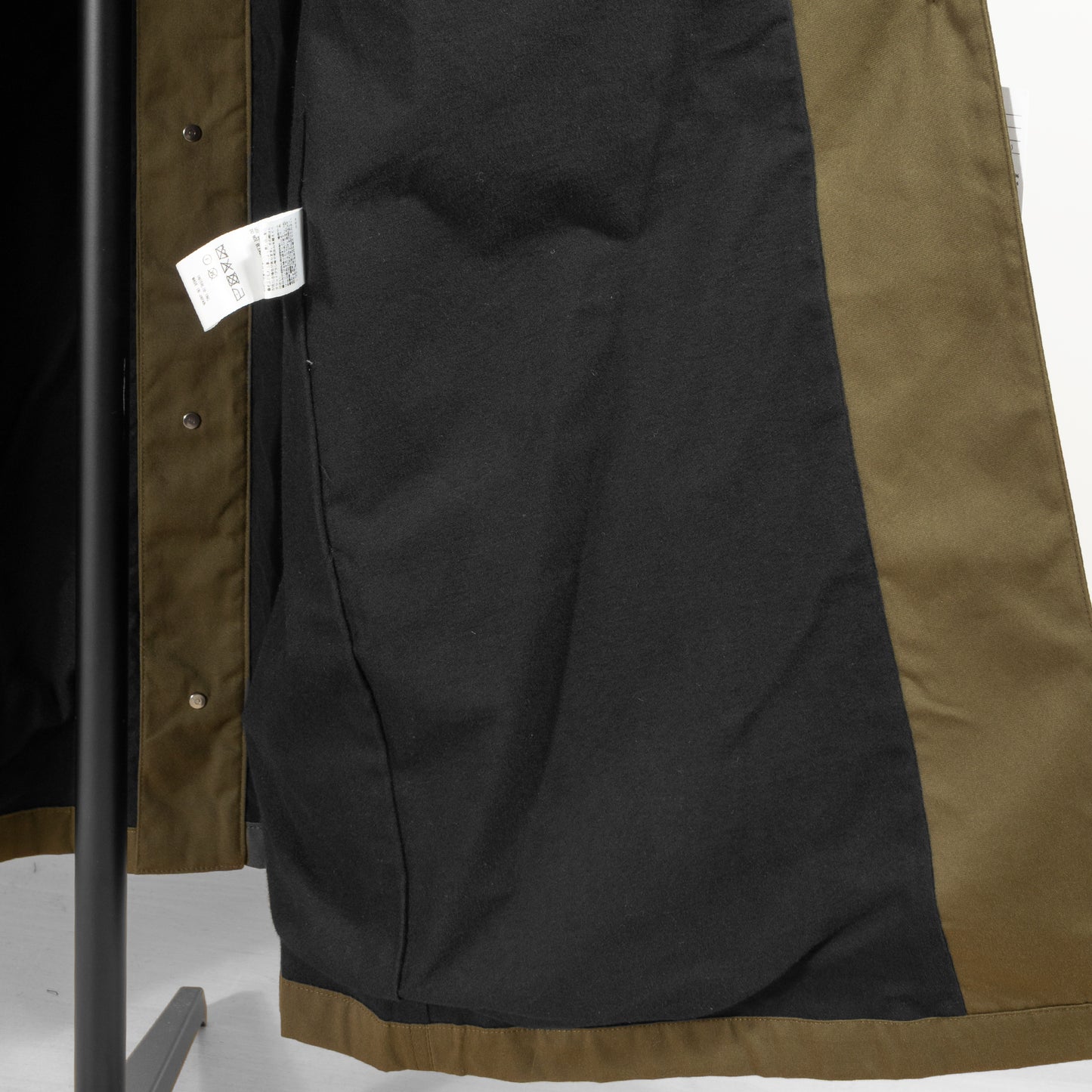 25AW SACRA ハイデンシティーコーティングクロスロングコート 125602011