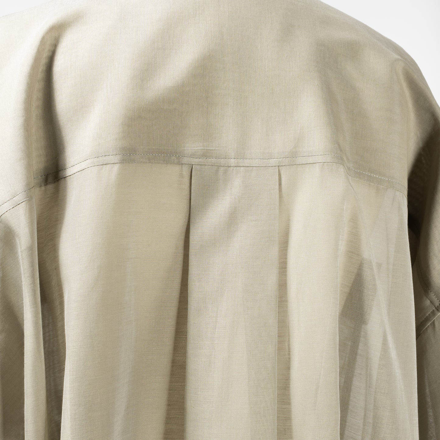 25SS SACRA プレミアムシルクコットンシャツ