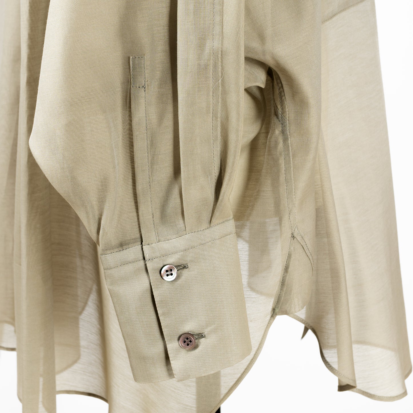 25SS SACRA プレミアムシルクコットンシャツ