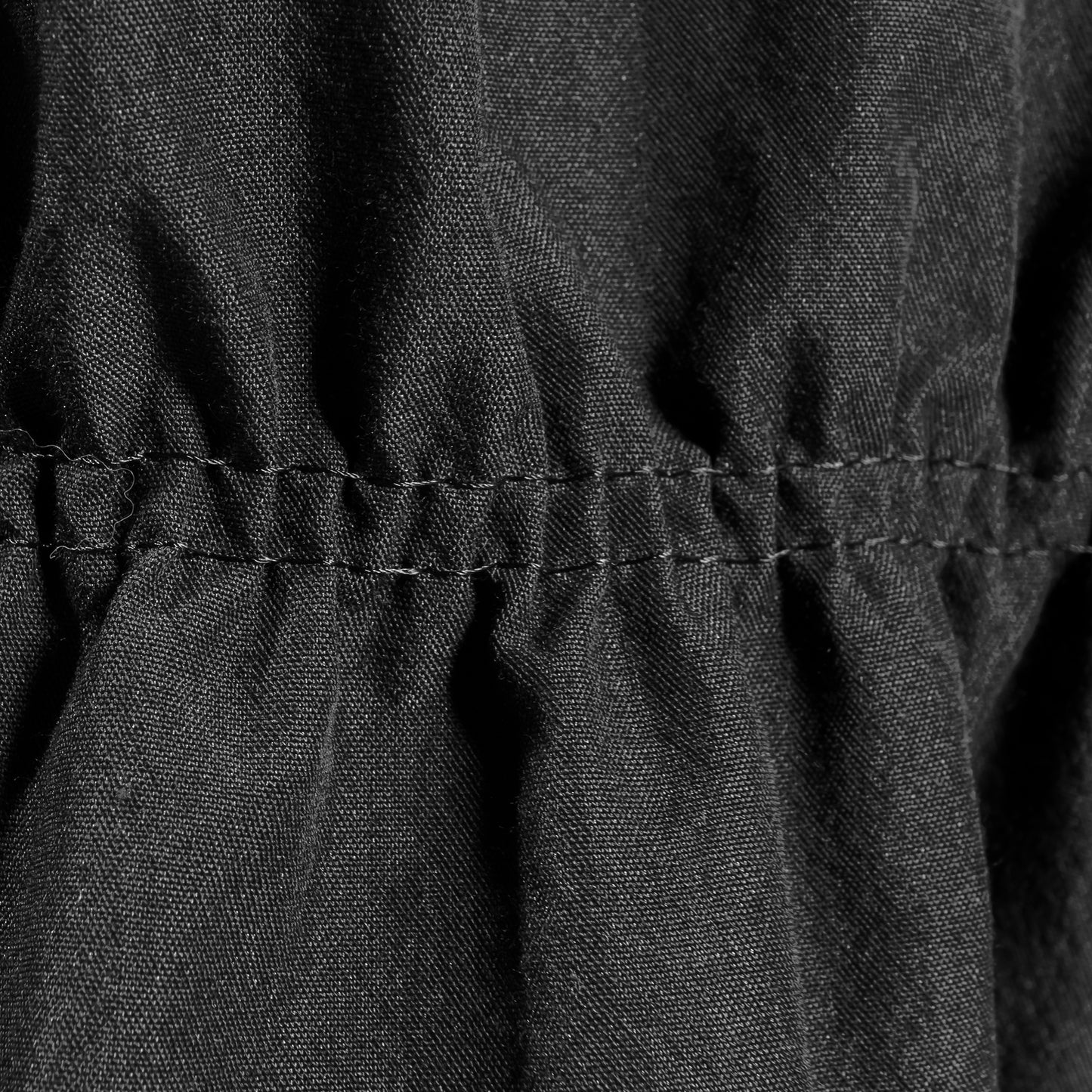 25SS SACRA コットンナイロンリップルドフィニッシュワンピース